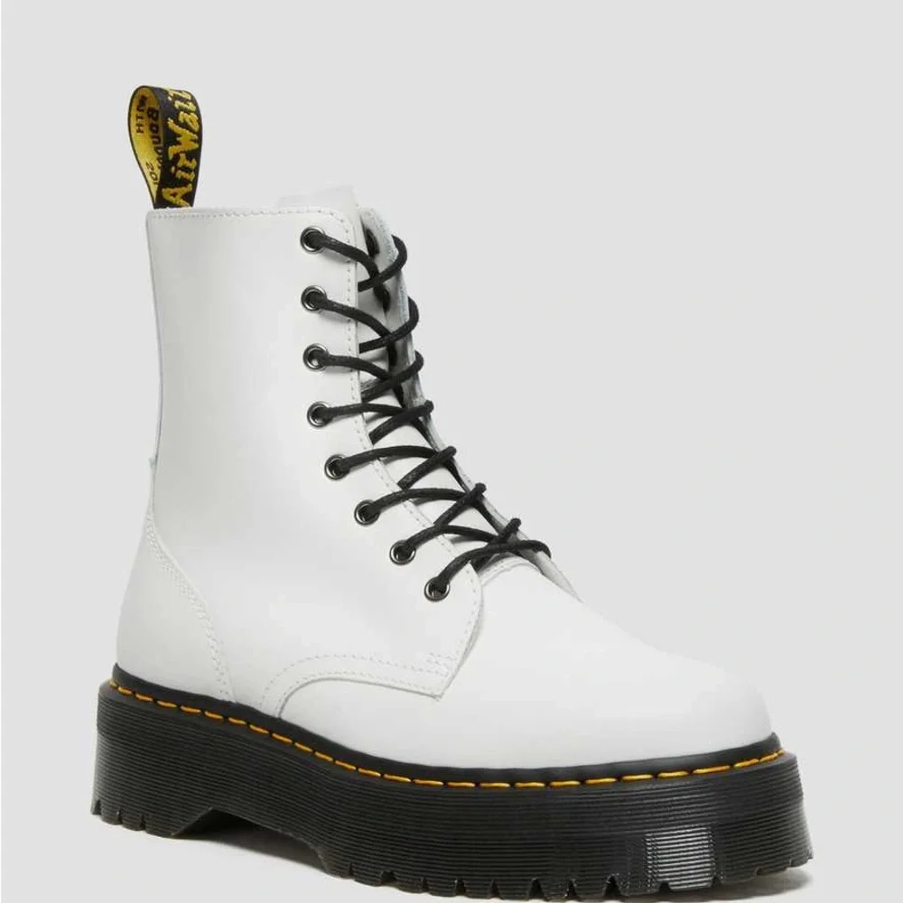 Dr. Martens White Jadon Platform Combat Boots US Men 9 (fits women 10-10.5) - Picture 2 of 8